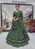 Green Pure Soft Georgette Rajsthani Gota Patti Rajputi Poshak Lehenga Choli 