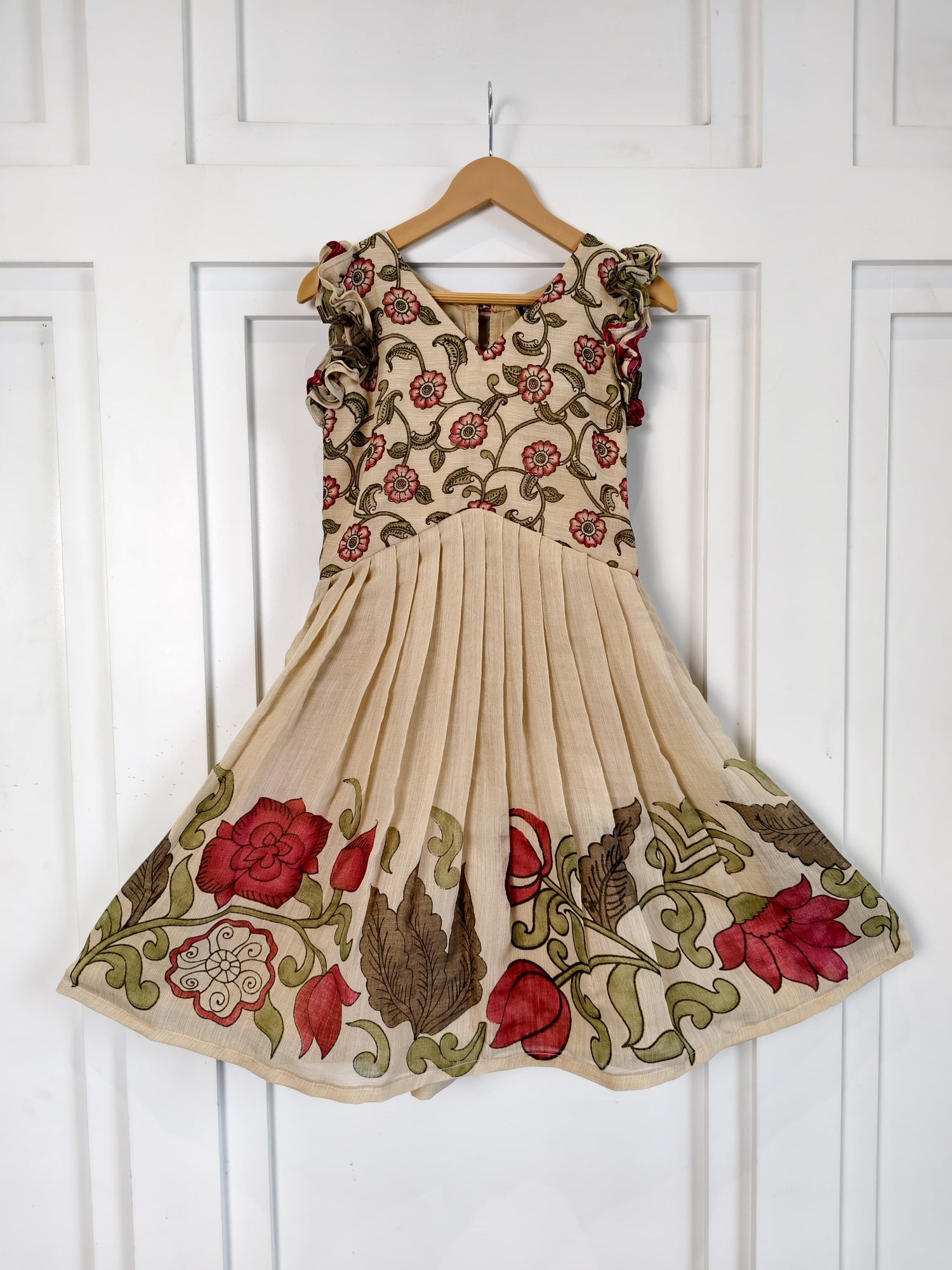 Chiku Pure Cotton Blend Elegant Printed Kids Dress