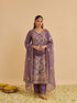 Blue Pure Soft Shimmer Silk Embroidery Work Salwar Suit 