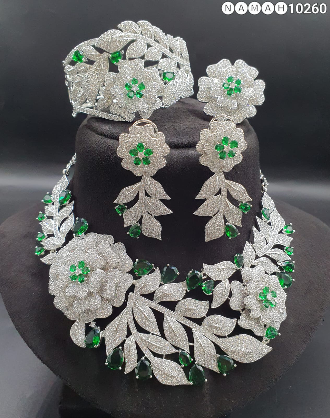 American Diamond Necklace Set