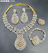 Gold American Diamond Necklace Set 