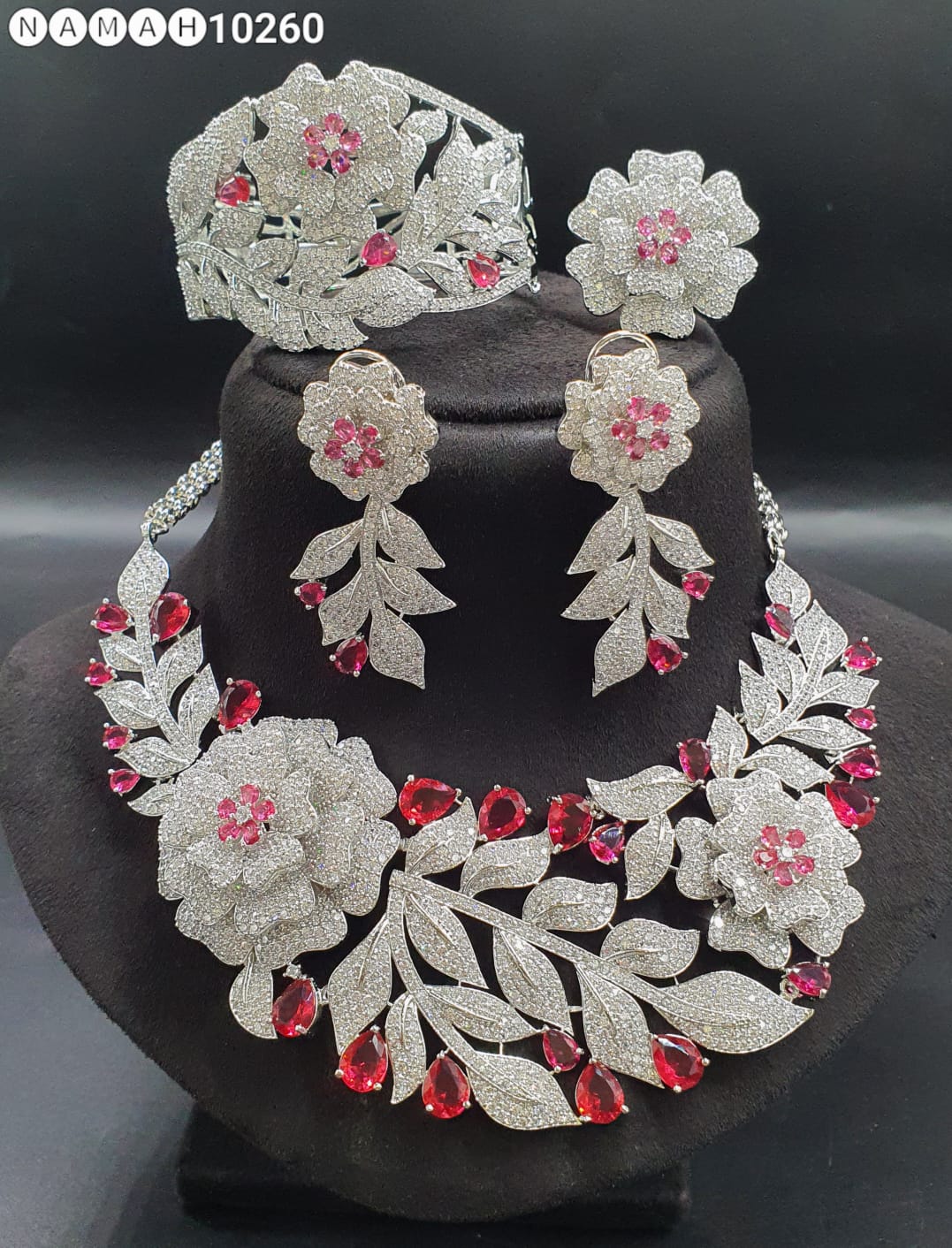 American Diamond Necklace Set