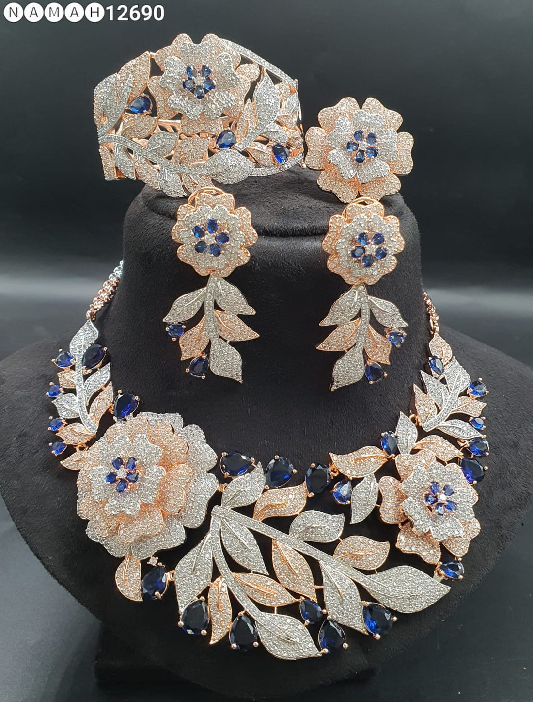 American Diamond Necklace Set