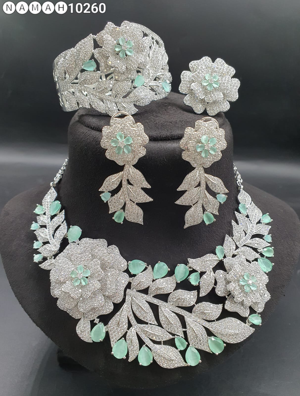 American Diamond Necklace Set