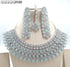 Mind Green American Diamond Necklace Set 