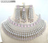 Pink American Diamond Necklace Set 