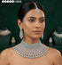 Mind Green American Diamond Necklace Set 