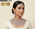 White American Diamond Necklace Set 