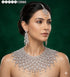 White American Diamond Necklace Set 