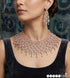 White American Diamond Necklace Set 
