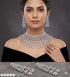 White American Diamond Necklace Set 