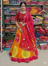 Yellow & Orange Pure Bandhej Chinone Silk Rajsthani Lehenga Choli 
