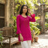 Rani Summer Special Heavy Rayon With Chikan Work Sleeveless Short Length Top 