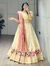 Pink Pure Paithani Silk Zari Weaving Work Paithani Chaniya Choli 
