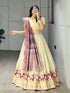 Purple Pure Paithani Silk Zari Weaving Work Paithani Chaniya Choli 