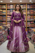 Purple Pure Upada Silk Myrah Wedding Special Rajasthani Chaniya Choli 