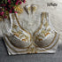 White Soft Heavy Pure Soft Italian Silk With Tricot Fuising Blouse 