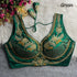 Green Soft Heavy Pure Soft Italian Silk With Tricot Fuising Blouse 