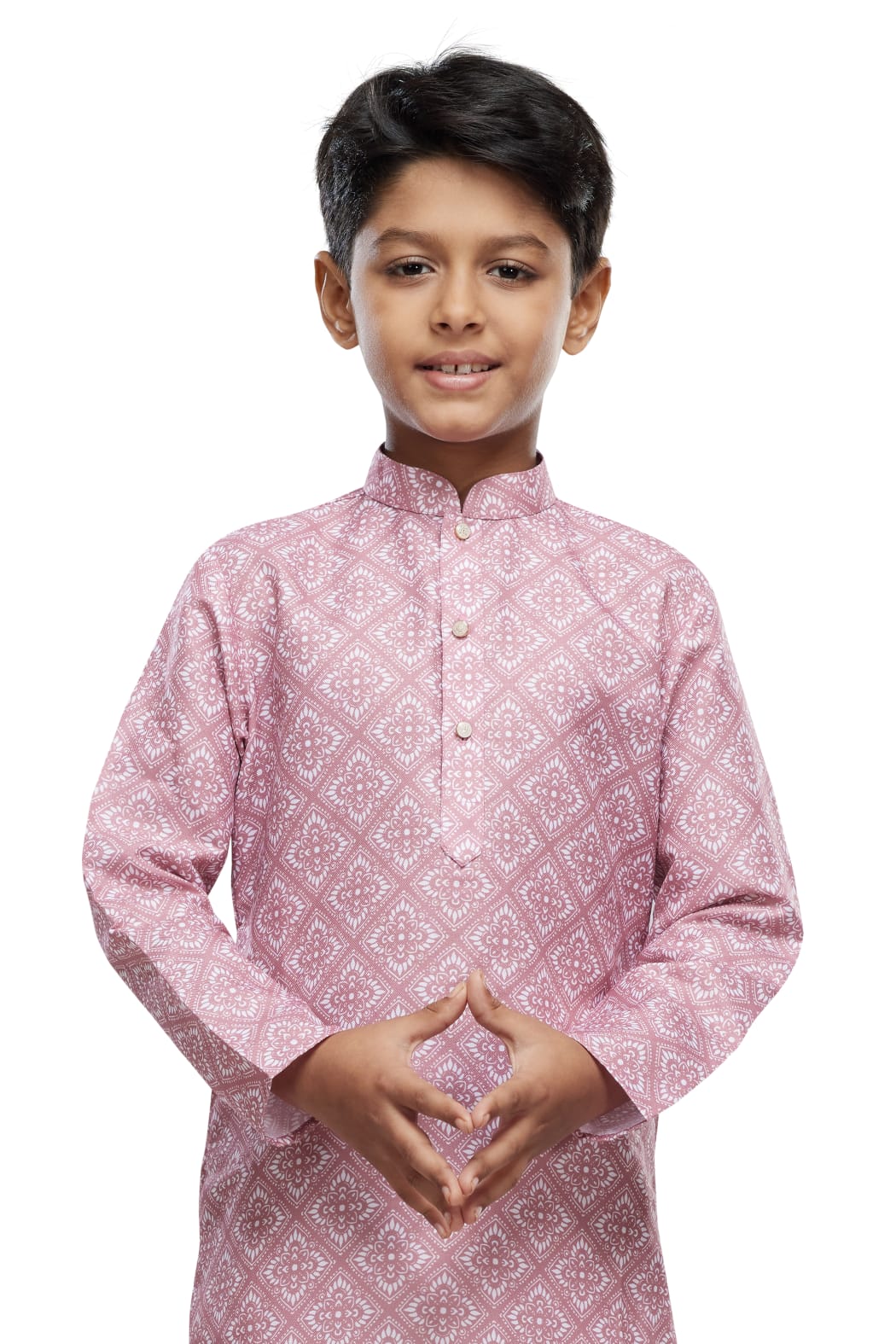 Onion Pure Soft Art Banarasi Silk Digital Print Boys Kurta Pajama