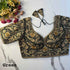 Green Pure Soft Italian Silk Heavy Codding Sequins Work Bridal Blouse