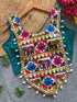 Rama Pure Soft Heavy Codding Embroidery With traditional Kaudi Navratri Blouse