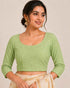 Pista Pure Premium Crush Lycra Readymade stretchable Blouse