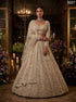 Ivory Pure Soft Heavy Net Fancy Embroidery Work Bridal Lehenga Choli