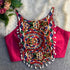 Rani Pure Cotton Heavy Thread + Kaudi & Hand Mirror Work Navratri Blouse