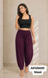Wine Pure Heavy Rayon Casual Afghani Pants Wear Plazzo
