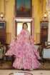 Pink Pure Georgette Silk Thread & Sequins Work Lehenga Choli