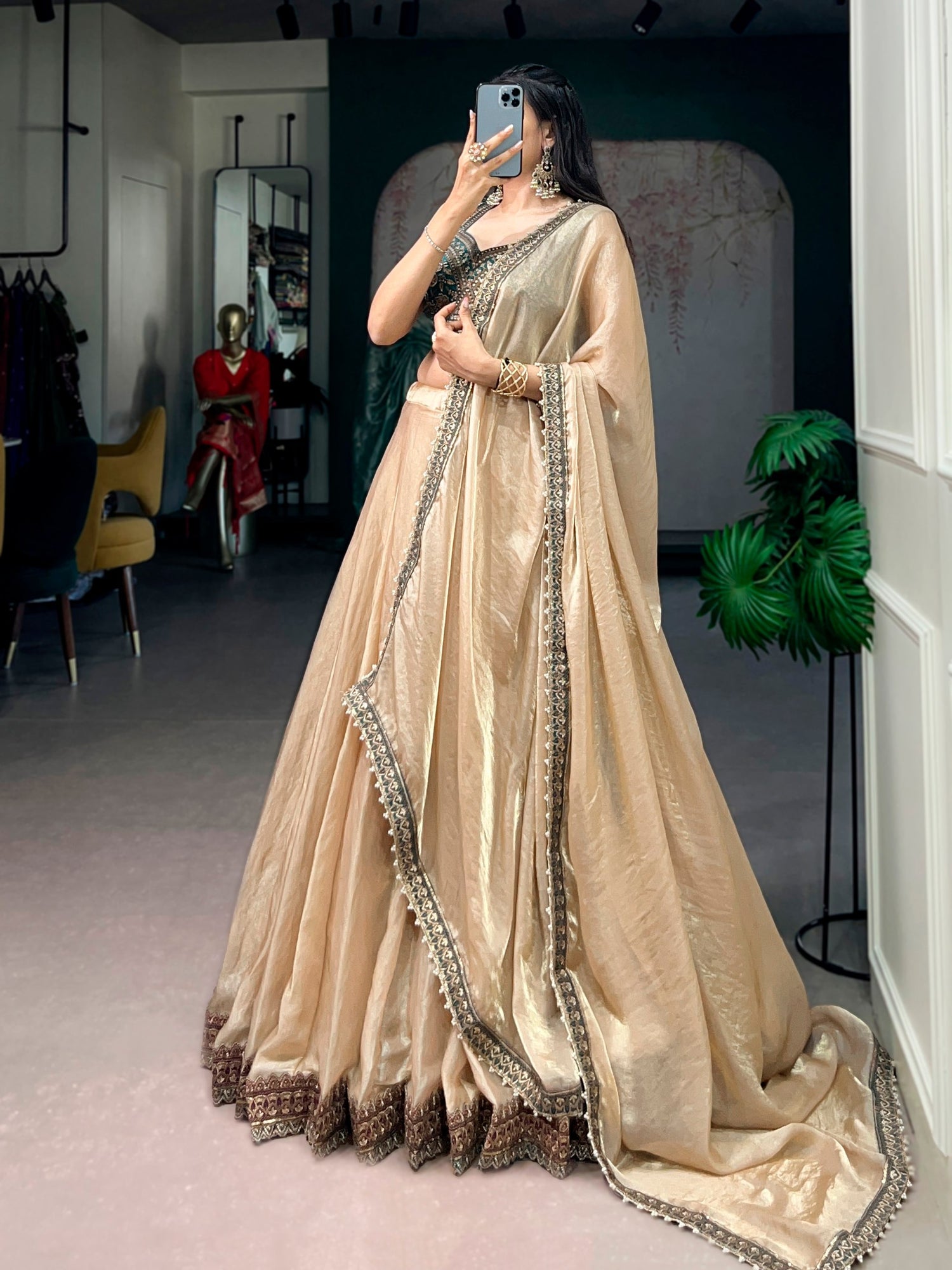 Chiku Pure Frendy Silk Navratri Lehenga Choli