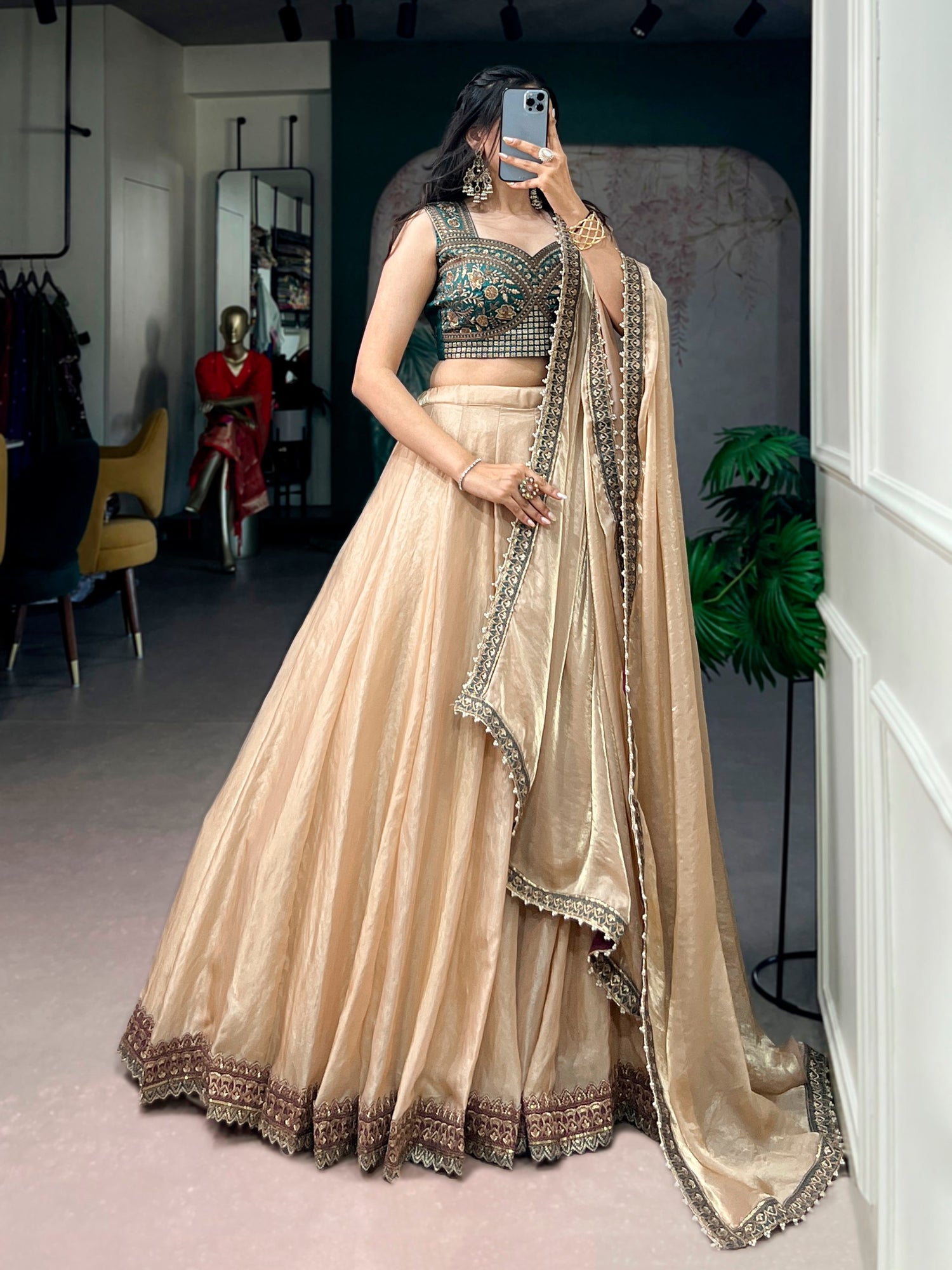 Chiku Pure Frendy Silk Navratri Lehenga Choli