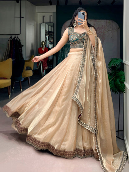Chiku Pure Frendy Silk Navratri Lehenga Choli