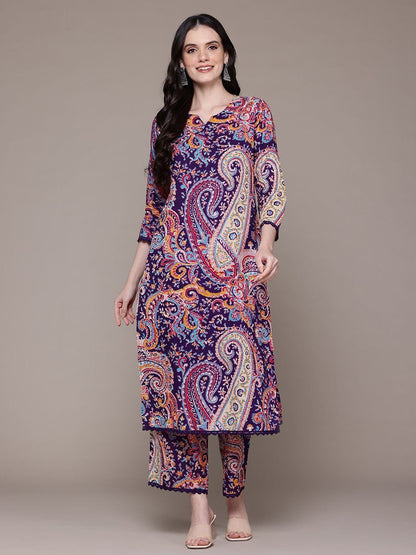 Jamun Pure Soft Rayon Cotton Printed Salwar Suit