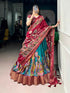 Rama Pure Dola Silk Kalamkari Printed Navratri Lehenga Choli