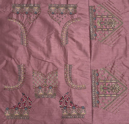 Firozi Pure Soft Banarasi Gadhwal Silk Multi Thread Embroidery Sequins Work Bridal Lehenga Choli