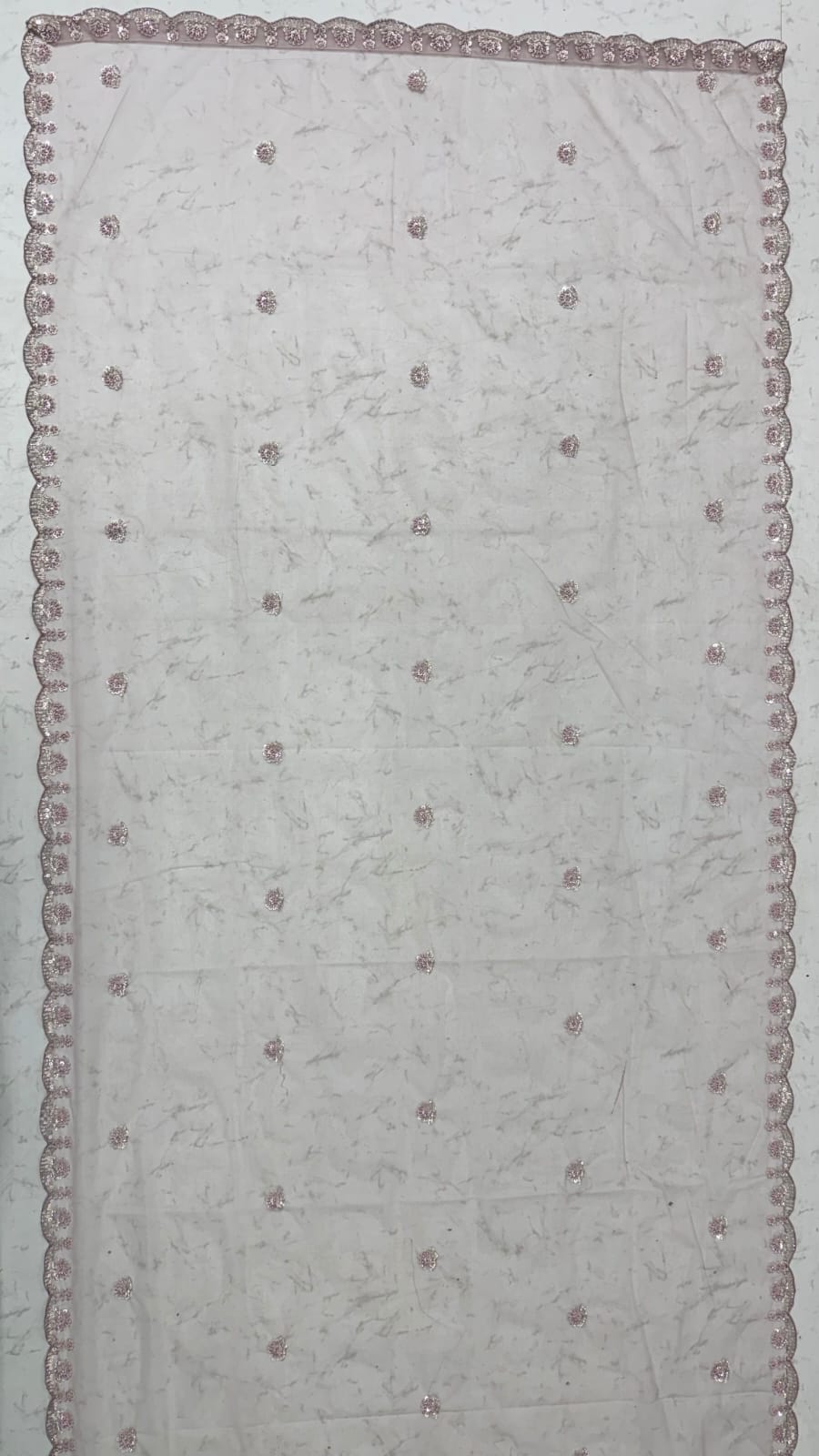 Lavender Pure Heavy Net Motif Handwork Zari Sequins Work Bridal Lehenga Choli