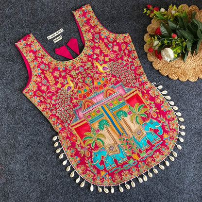 Rani Pure Heavy Viscose Position Original Kodi Work Navratri Blouse