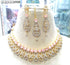 Pink American Gold Diamond Necklace Set