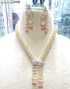 Pink American Gold Diamond Necklace Set