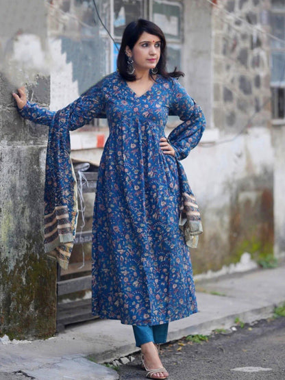 Morepeach Pure Soft Reyon Cotton Blend Print Salwar Suit