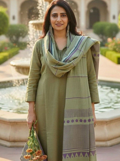 Pista Pure Soft Reyon Cotton Blend Print Salwar Suit