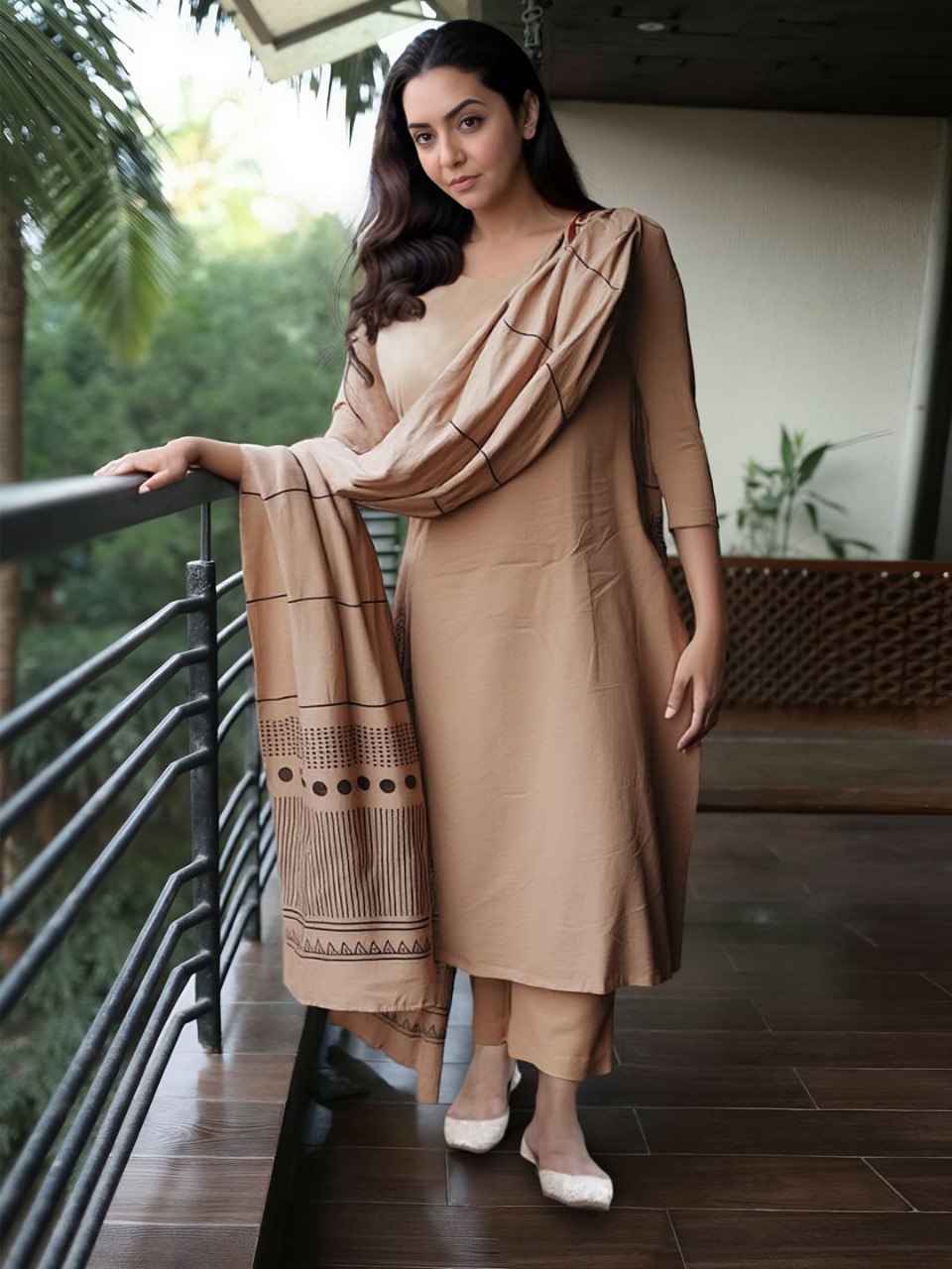 Chiku Pure Soft Reyon Cotton Blend Print Salwar Suit