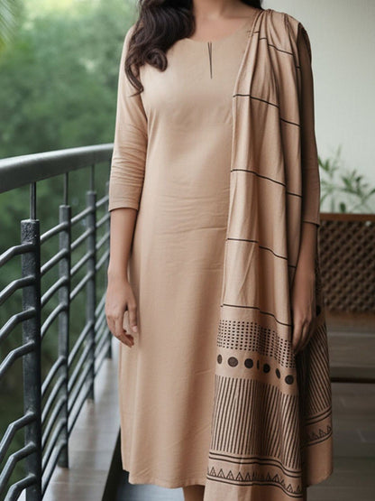 Chiku Pure Soft Reyon Cotton Blend Print Salwar Suit
