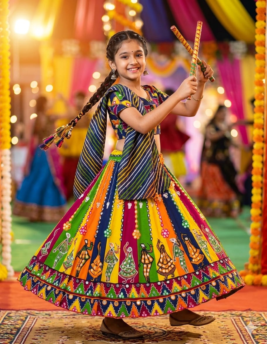 Multi Pure Reyon Cotton Embroidery Thread &amp; Mirror Work Kid&