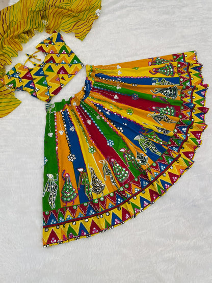Multi Pure Reyon Cotton Embroidery Thread &amp; Mirror Work Kid&