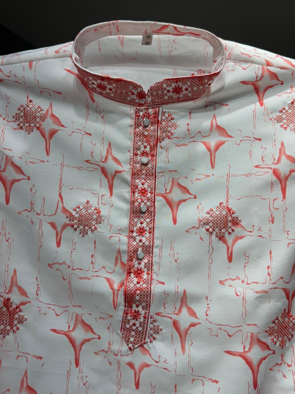 Pink Pure Star Silk Heavy Embroidery Sequins Work Kurta Pajama