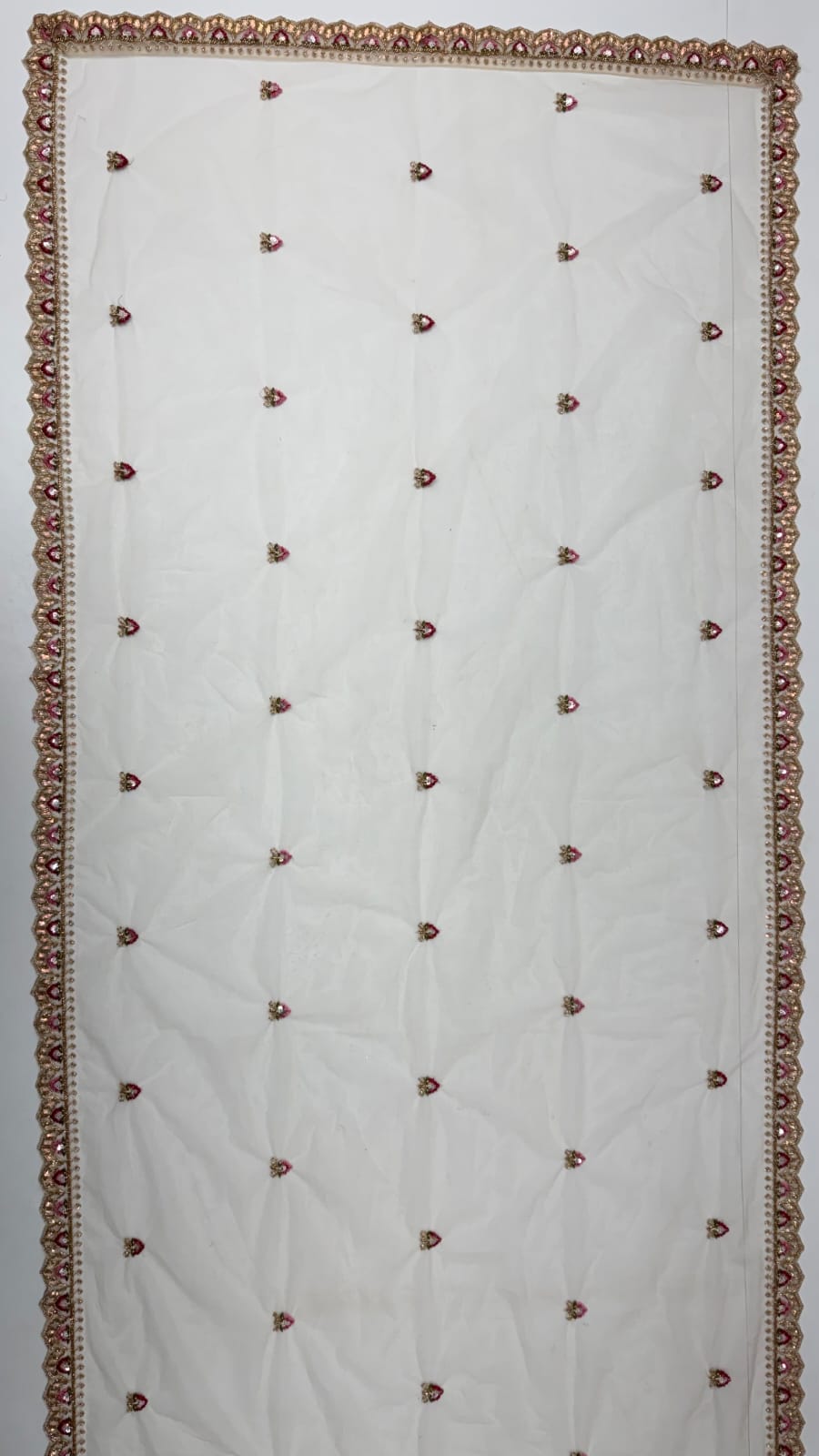 Chiku Pure Heavy Net Motif Handwork Zari Sequins Work Bridal Lehenga Choli