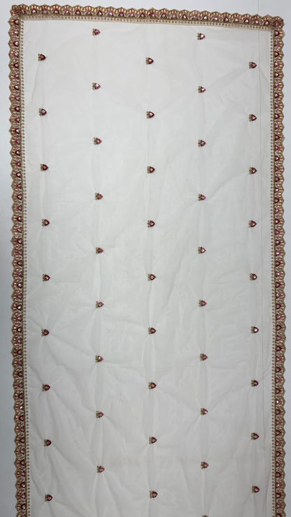 Chiku Pure Heavy Net Motif Handwork Zari Sequins Work Bridal Lehenga Choli