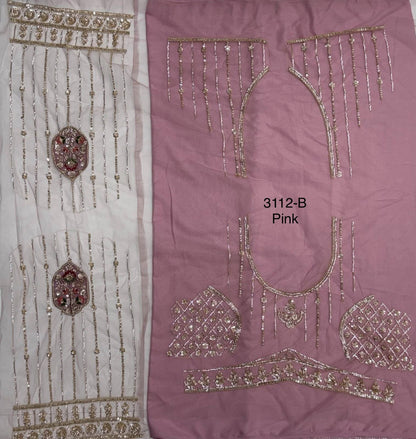 Pink Pure Heavy Net Motif Handwork Zari Sequins Work Bridal Lehenga Choli